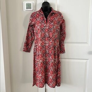 Floral Long Sleeve Dress